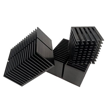 Premium Micro Machined Radiator Heat Sink | Black Slotted Stainless ...